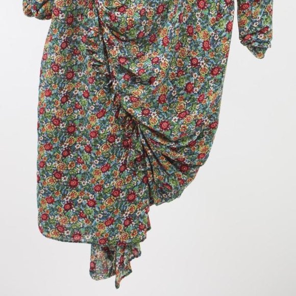 3.1 Phillip Lim Ruched Floral Tea Dress - Picture 3 of 3